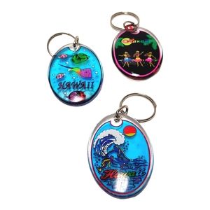 Hawaii Key Chain or Craft Charm Accent Bundle of three